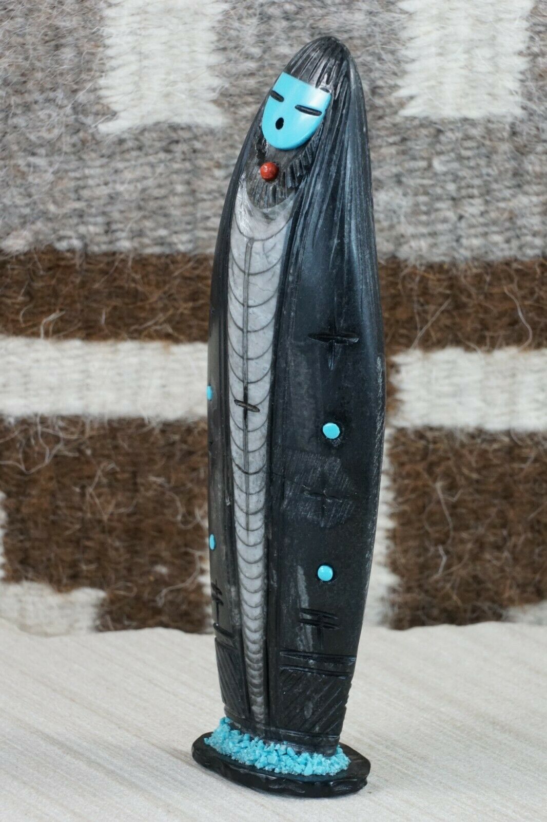 Corn Maiden Zuni Fetish Carving - Stuart Quandelacy