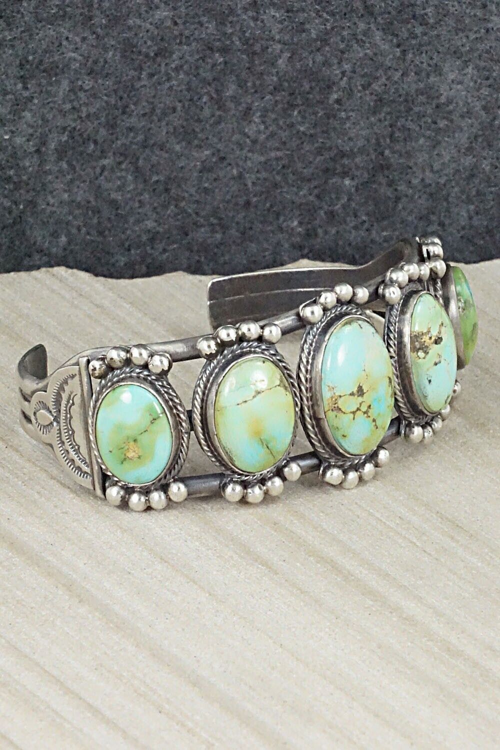 Turquoise & Sterling Silver Bracelet - Thomas Yazzie