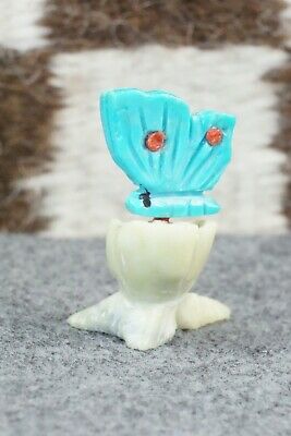 Butter Fly Zuni Fetish Carving - Narren Bowannie