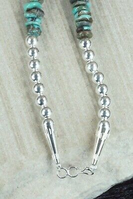 Turquoise & Sterling Silver Necklace - Navajo
