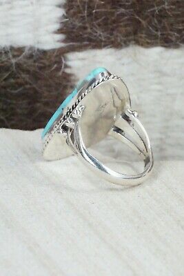 Turquoise & Sterling Silver Ring - Tom Dinesto - Size 6.5