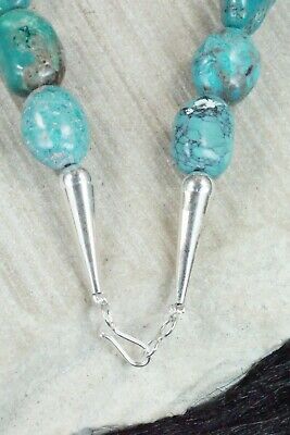 Turquoise & Sterling Silver Necklace - Navajo
