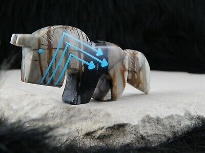 Horse Zuni Fetish Carving - Kenric Laiwakete