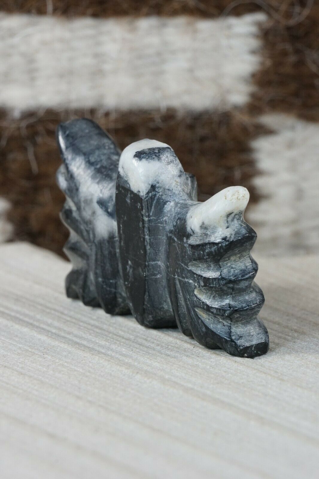 Bat Zuni Fetish Carving - Kelly Lementino - High Lonesome Trading