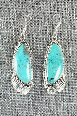 Turquoise and Sterling Silver Earrings - Sadie Jim