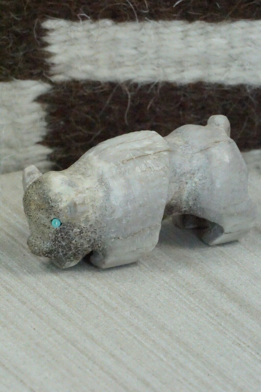 Buffalo Zuni Fetish Carving - Allison White