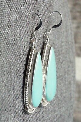 Turquoise & Sterling Silver Earrings - Sharon McCarthy