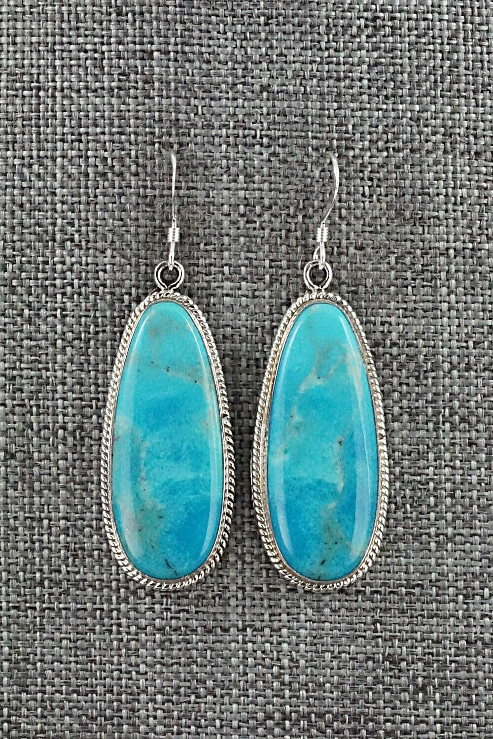Turquoise and Sterling Silver Earrings - Sharon McCarthy