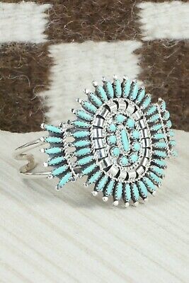 Turquoise & Sterling Silver Bracelet - Nathaniel Nez