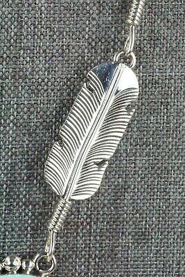 Turquoise & Sterling Silver Necklace - Gilbert Smith