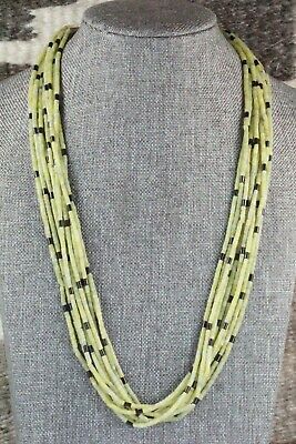 Shell, Jet & Sterling Silver Necklace - Ramona Bird