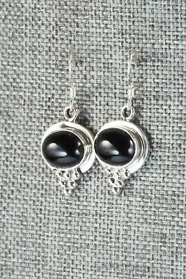 Onyx & Sterling Silver Earrings - Verley Betone
