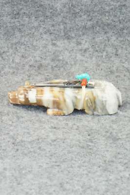 Badger Zuni Fetish Carving - Alex Tsethlikai