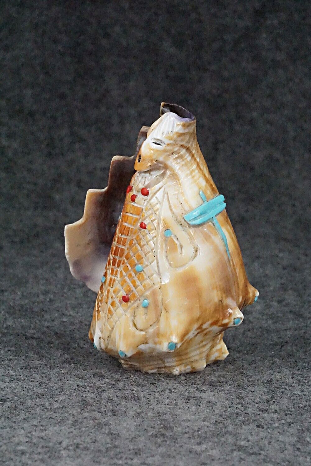 Corn Maiden Zuni Fetish Carving - Kevin Quam