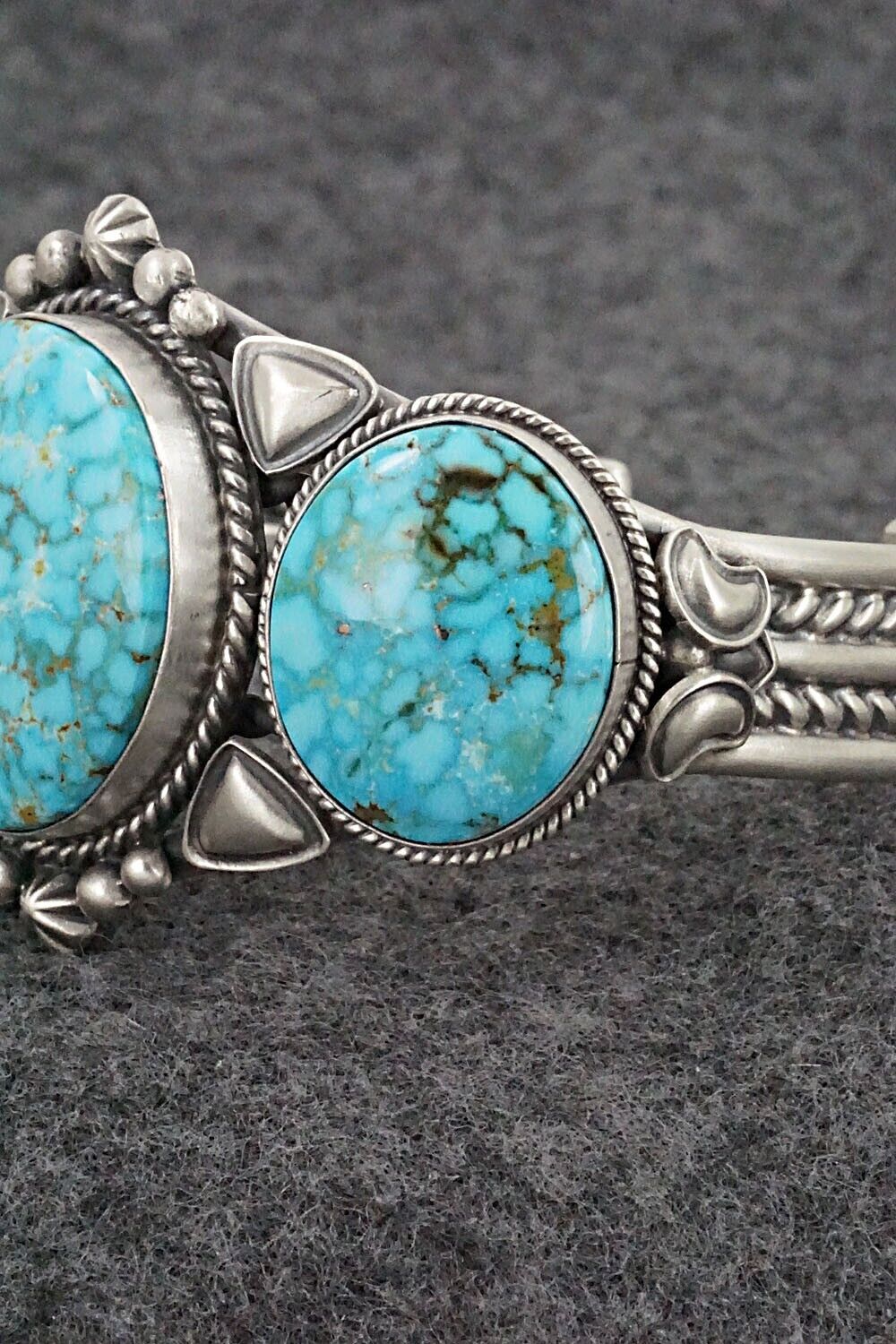 Turquoise & Sterling Silver Bracelet - Derrick Gordon