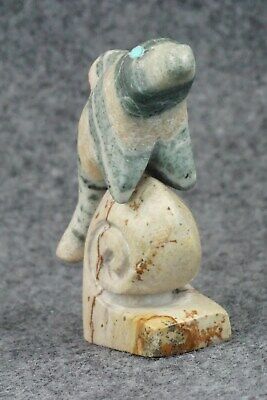 Dolphin Zuni Fetish Carving - Justin Natewa