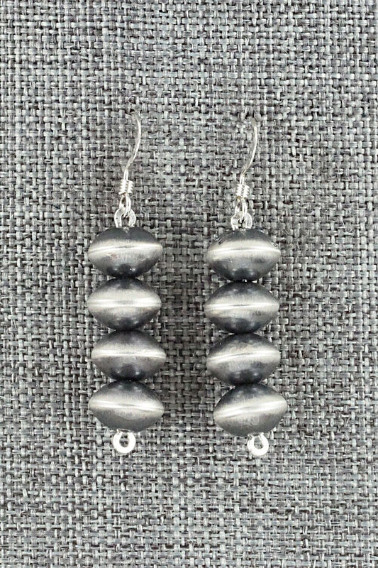 Sterling Silver Navajo Pearl Earrings - Preston Haley
