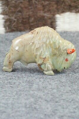Buffalo Zuni Fetish Carving - Andres Quandelacy
