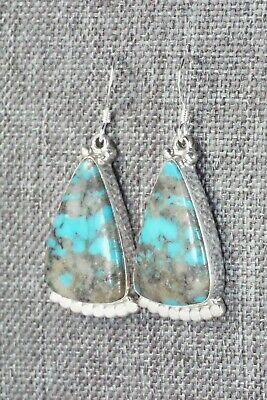 Turquoise & Sterling Silver Earrings - Verley Betone