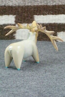 Caribou Zuni Fetish Carving - Enrike Leekya