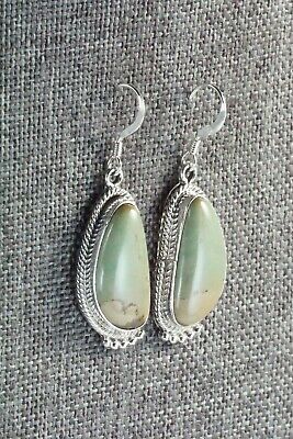 Turquoise & Sterling Silver Earrings - Lee Shorty
