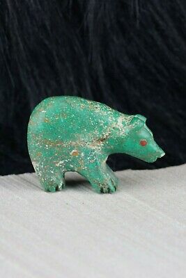 Bear Zuni Fetish Carving - Andres Quandelacy - High Lonesome Trading