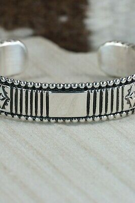 Navajo Sterling Silver Bracelet - Jonathan Nez
