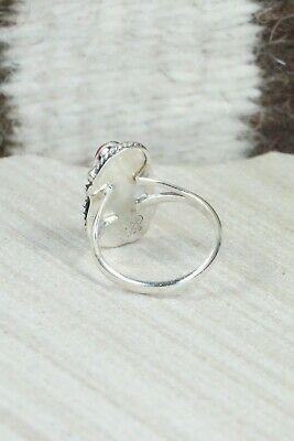 Spiny Oyster & Sterling Silver Ring - Genevieve Francisco - Size 5.75 - High Lonesome Trading