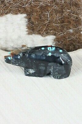 Bear Zuni Fetish Carving - Danette Laate - High Lonesome Trading
