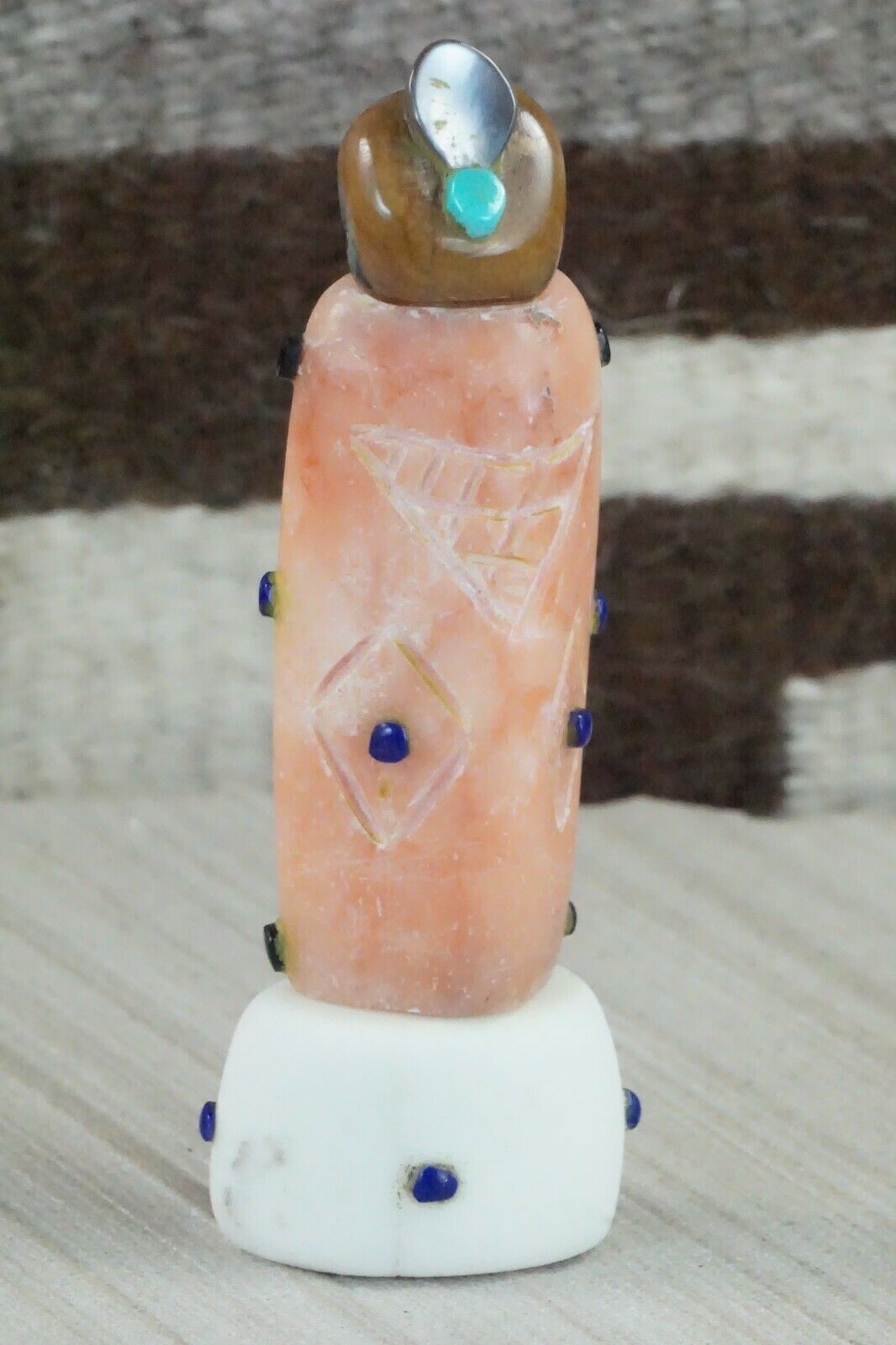 Corn Maiden Zuni Fetish Carving - Roger Shebola