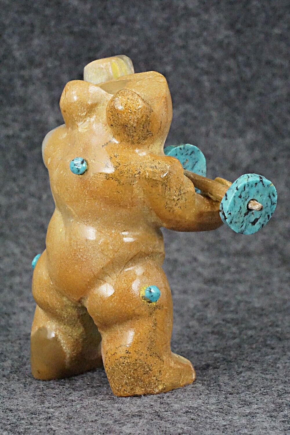 Frog Zuni Fetish Carving - Enrike Leekya