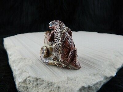 Lizard Zuni Fetish Carving - Wilfred Cheama - High Lonesome Trading