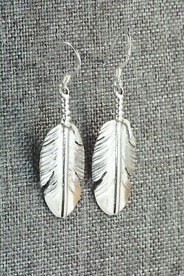 Sterling Silver Feather Earrings - Ben Begay