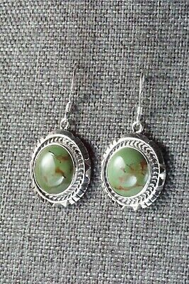 Turquoise & Sterling Silver Earrings - Amos Begay