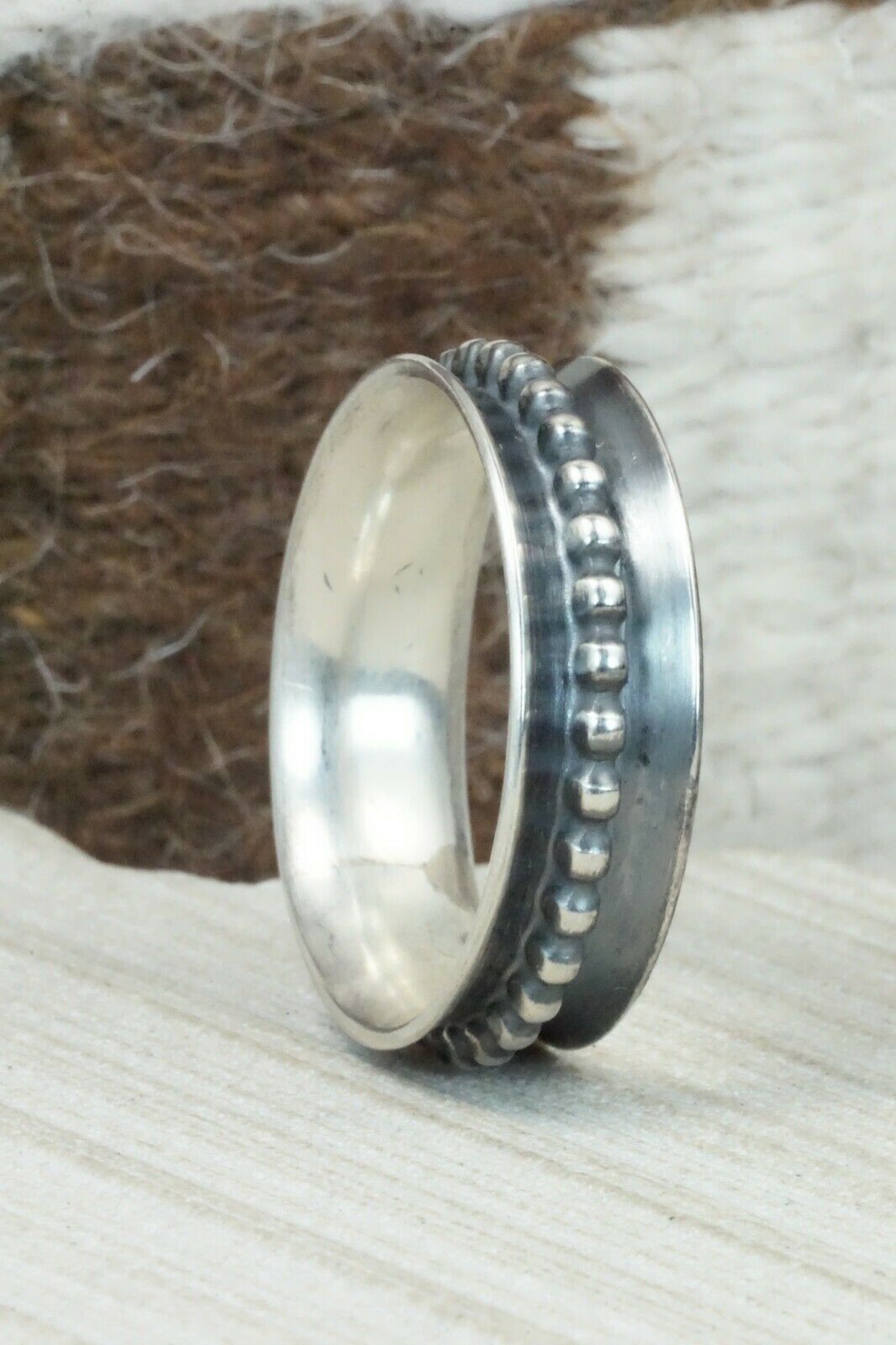 Sterling Silver Ring - Navajo - Size 15.25