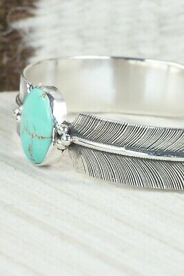 Turquoise & Sterling Silver Bracelet - Jerry Platero