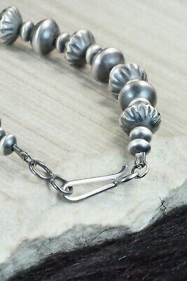 Sterling Silver Navajo Pearl Necklace - Presley Haley