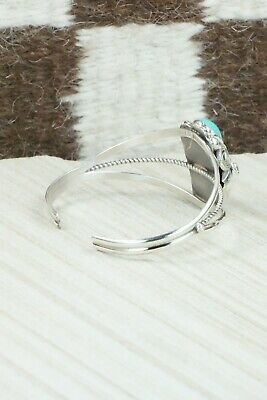 Turquoise, Coral & Sterling Silver Bracelet - Michael Calladitto
