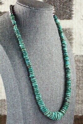Turquoise & Sterling Silver Necklace - Navajo