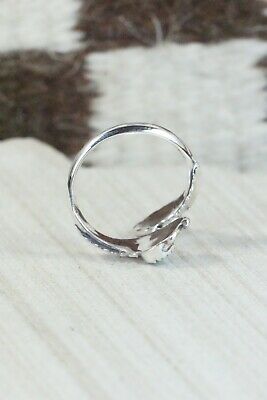Navajo Turquoise and Sterling Silver Ring - Etta Belin - Size 9