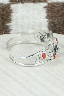 Coral & Sterling Silver Bracelet - Max Calladitto