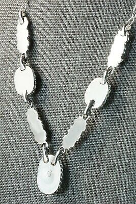 Navajo Turquoise & Sterling Silver Necklace - Lee Shorty