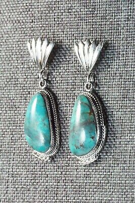Navajo Turquoise & Sterling Silver Earrings - Sharon McCarthy