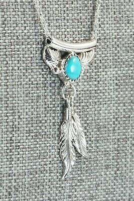 Turquoise & Sterling Silver Necklace - Sharon McCarthy