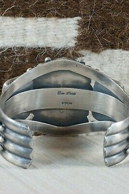 Navajo Spiny Oyster & Sterling Silver Bracelet - Tom Lewis - High Lonesome Trading