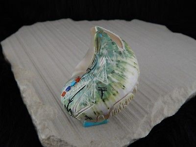 Corn Maiden & Zuni Eagle Carving - Gloria Chattin - High Lonesome Trading