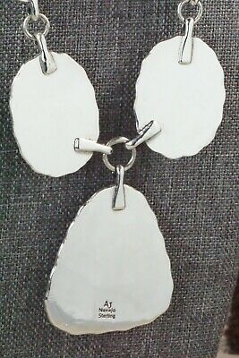 White Buffalo & Sterling Silver Necklace and Earrings - Alvin Joe