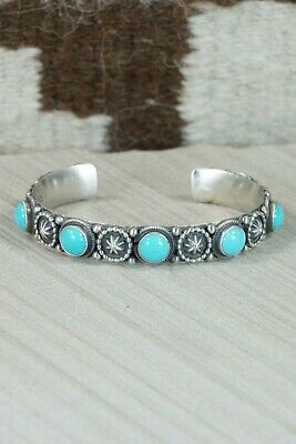 Turquoise & Sterling Silver Bracelet - Bobby Platero