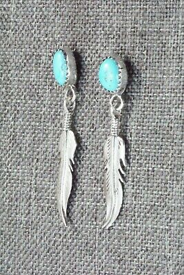 Turquoise & Sterling Silver Earrings - Sharon McCarthy