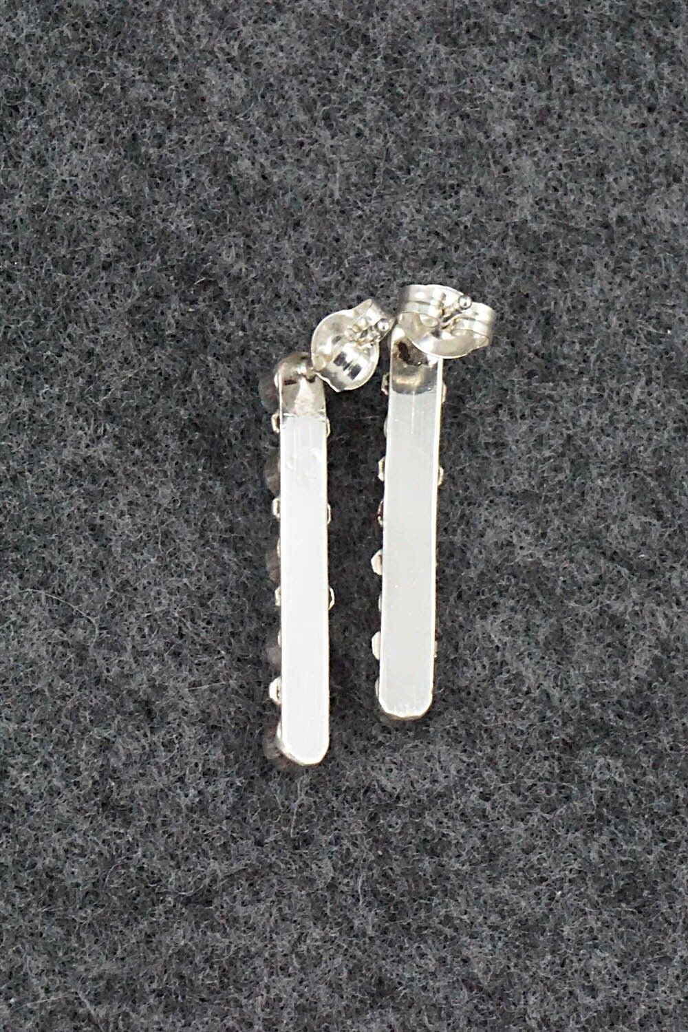 Turquoise & Sterling Silver Earrings - Kenneth Hughte